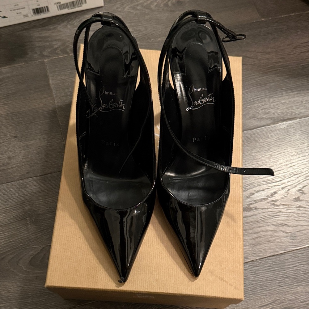 Christian Louboutin Glossy Black Heels